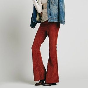 Free People Corduroy Flare Jeans